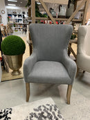 Frredo carver chair in grey