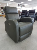 Lexi Leather Electric recliner - Graphite