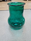 Recycled glass vase