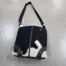 Milan Hairon and Black leather trim Shoulder bag