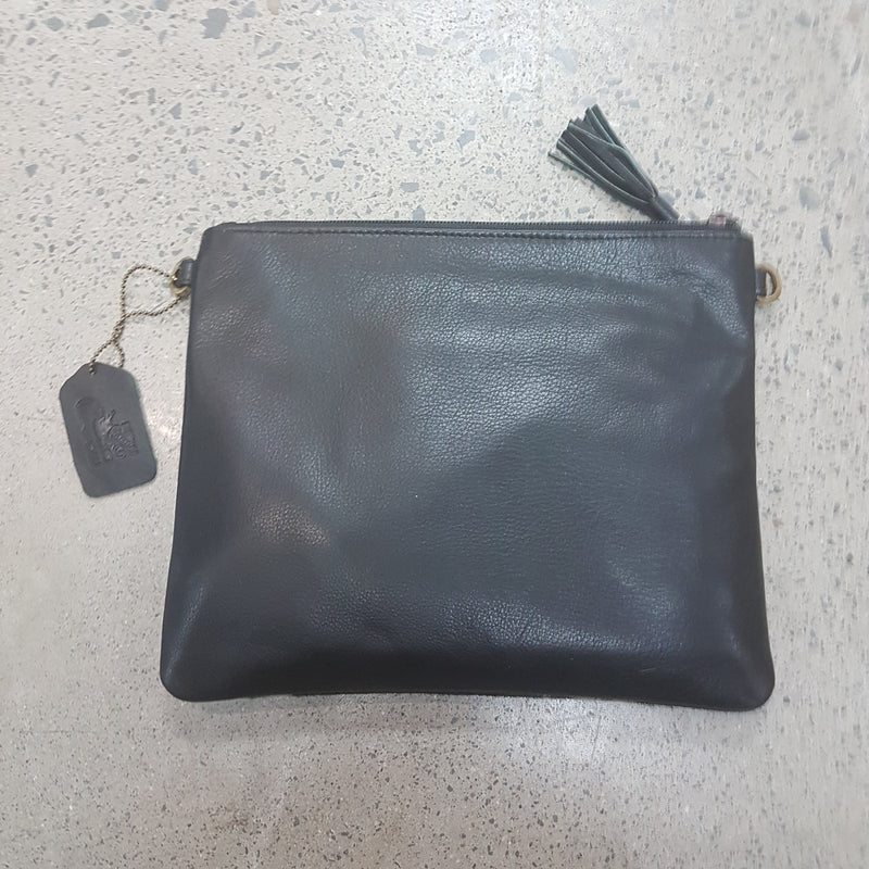Toronto BC Hairon and Black leather Shoulder bag