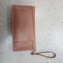 Hamilton  DD Tan Leather Clutch abg