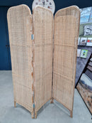 Rattan Webbing Room Divider