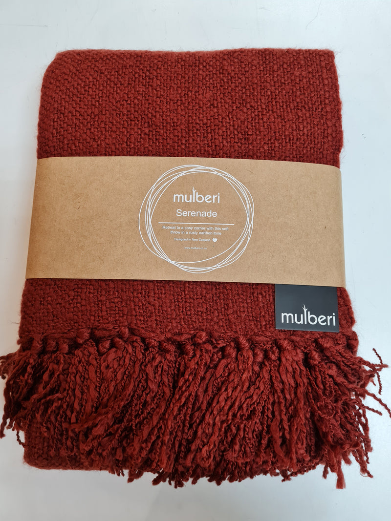Mulberi  Serenade Throw -Shiraz
