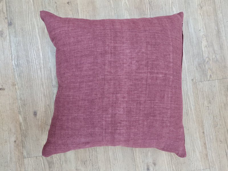 Indira Feather Filled Cushion Red Clay