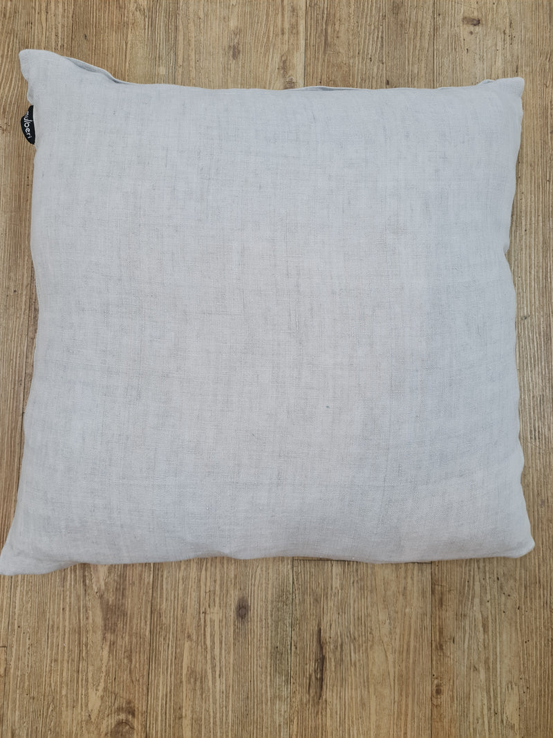 Indira Feather Filled Cushion Icy Grey