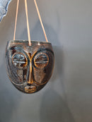 Mask Hanging Pot Brown Large