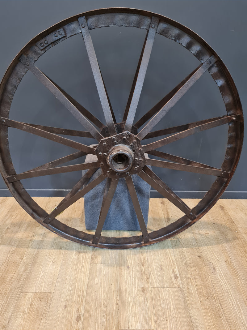 Original iron Wagon Wheel