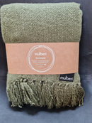 Mulberi  Serenade Throw - Avocado