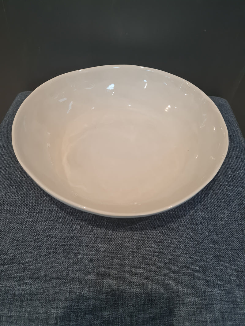 Franco Rustic White Bowl Large
