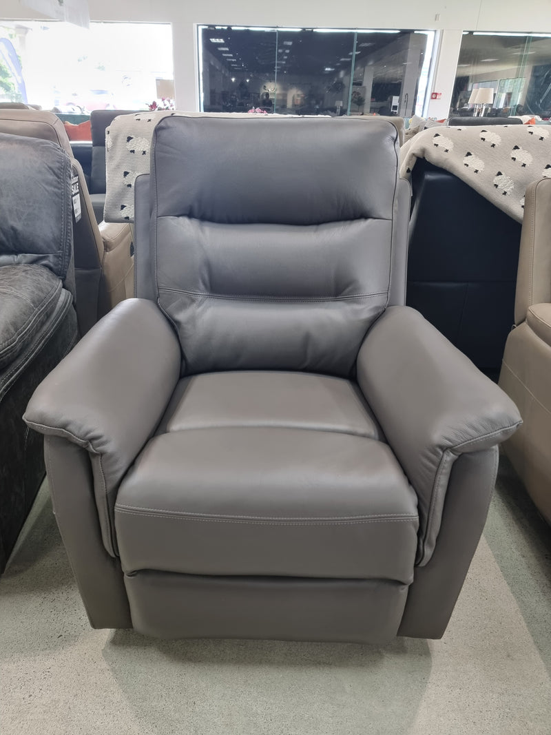 Newman Electric Recliner Chair Grey