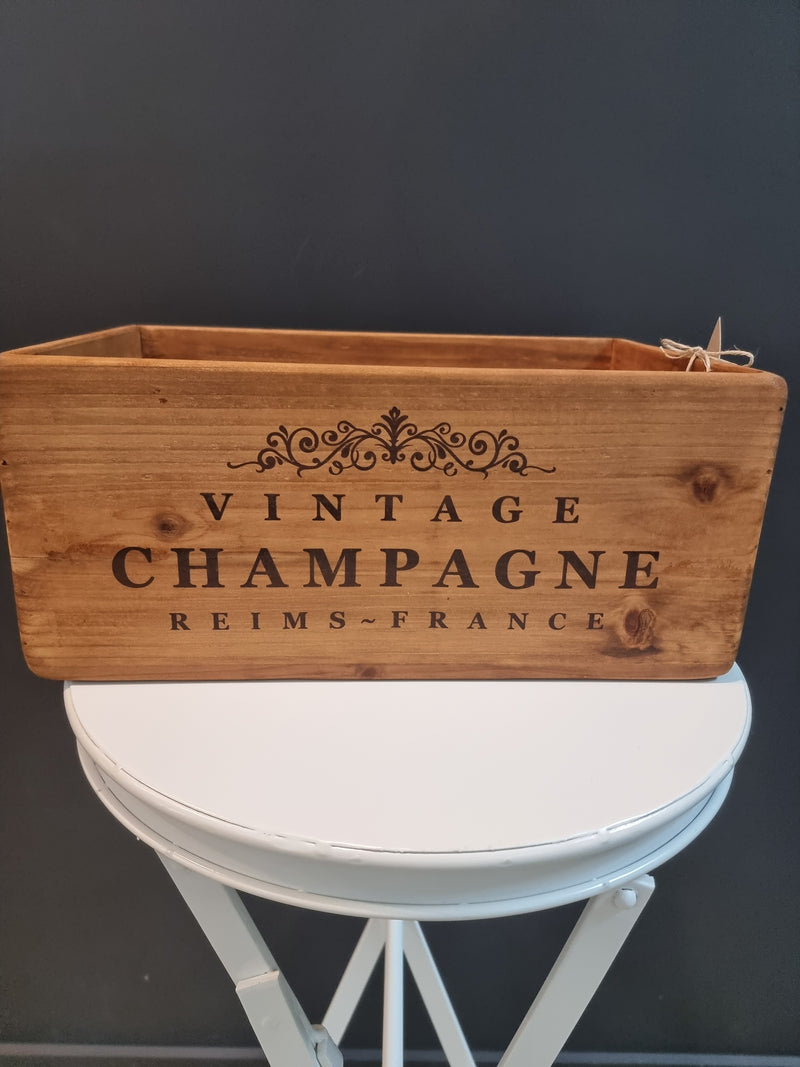 Vintage Champagne Reims France Storage Box Extra Large