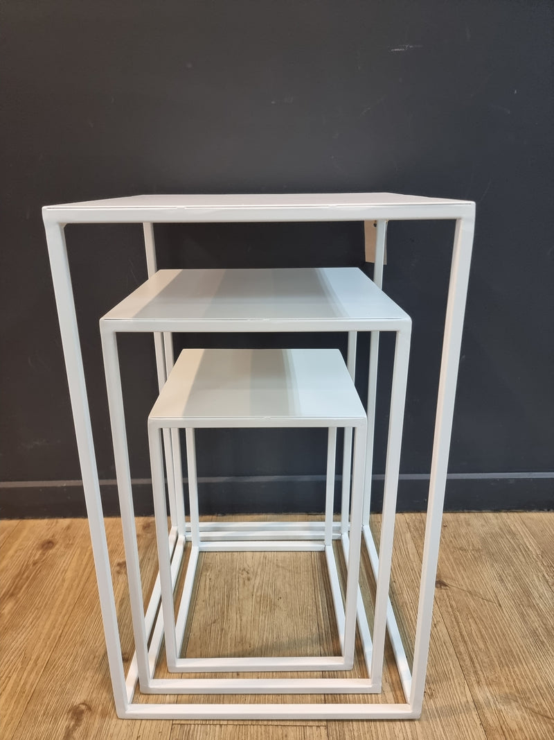 Lennox Nest Of Tables White