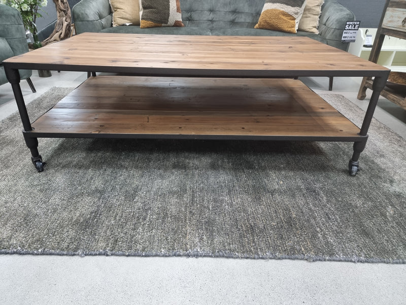 Oriental Coffee Table, Old wood Finish