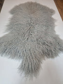 Meru Tibetan Lamb Hide - Silver Grey