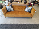 Merlot 3 Seater + 2 Chairs  Gold Velvet