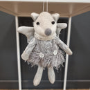 Fox Angles Grey/White , Hanging