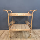 SIKA Carlo Bar Trolley - Rattan