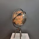Small Black Globe on Black Stand