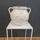 Luna Aged White Urn
