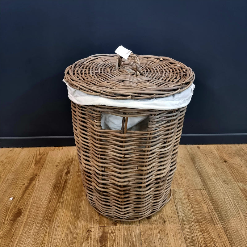 Rattan Laundry Basket Small