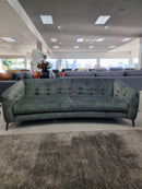 Noelle 3 Seater Forest Green