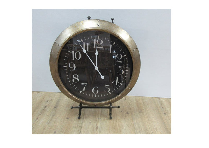 Clock Antique Gold  Black