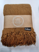 Mulberi  Serenade Throw - Nutmeg