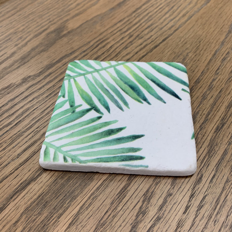 Coasters - Palm Leaf - set of four