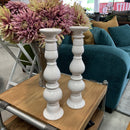 Pair of Tall Pillar Candle holders