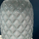 Table lamp with jade pineapple base