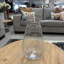 Vase large clear bulb