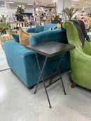 Metal Folding side table Black