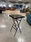 Metal Folding side table Black