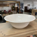 Large White Dragonfly Ceramic Salad Bowl