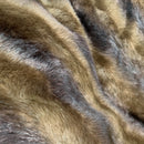 Classic Oppossum Fur throw - Brown