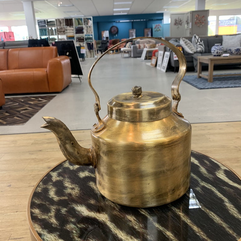 Decorative Gold coloured kettle