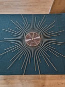 Karlsson Peony Gold  Clock