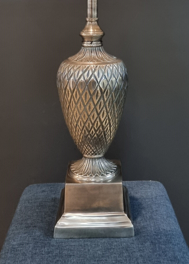 Finial Antique Silver Lamp base
