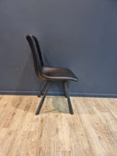 Rustic Dining Chair Black
