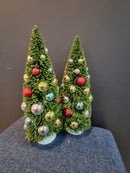 Green Glitter Ball with Baubles