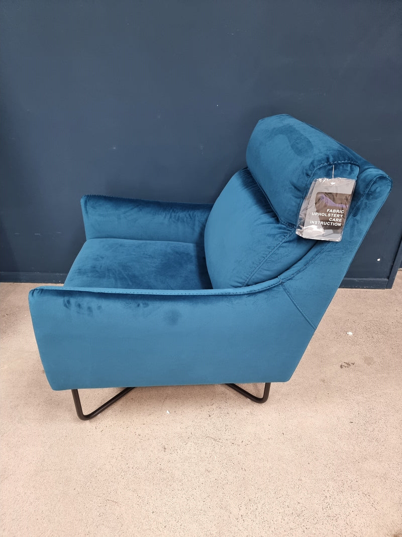 Kerry Chair in Teal Blue